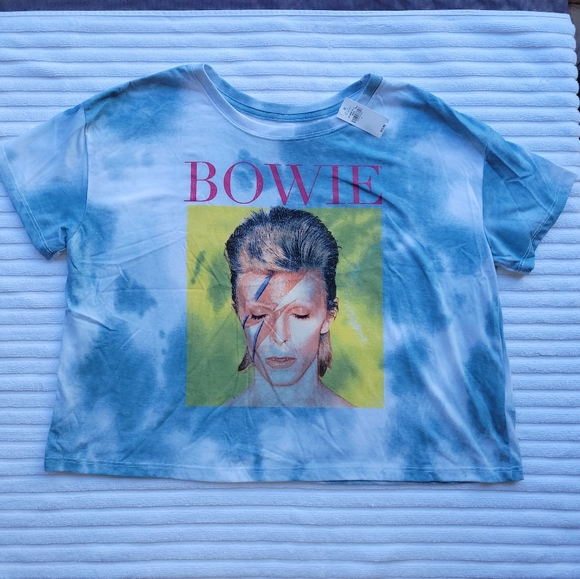 David Bowie Crop Top - New! - Picture 1 of 7